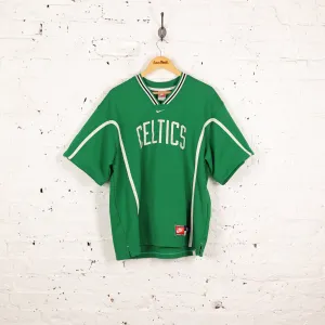 Nike Celtics Basketball Top Shirt - Green - L
