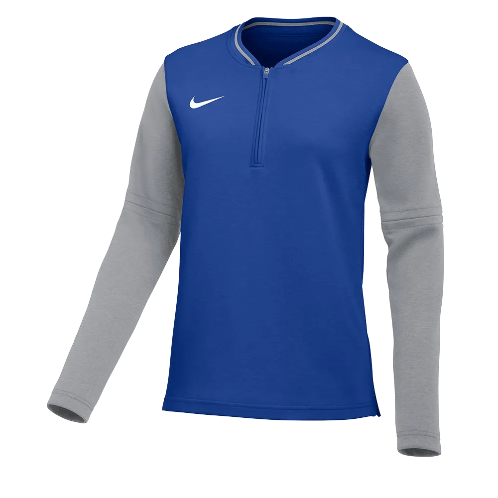 Nike Women's Dri-Fit Half Zip Coaches Top LS