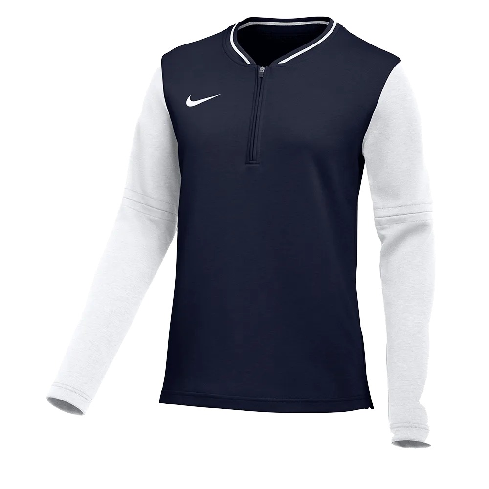 Nike Women's Dri-Fit Half Zip Coaches Top LS