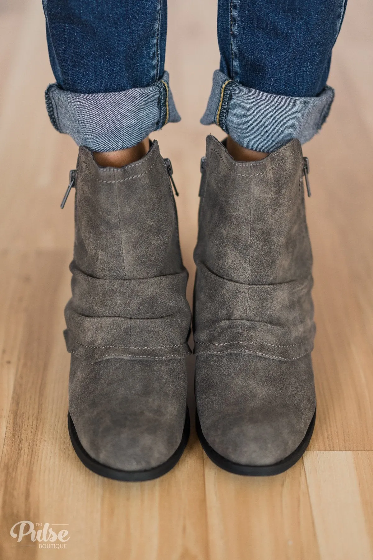 Not Rated Alda Booties- Grey