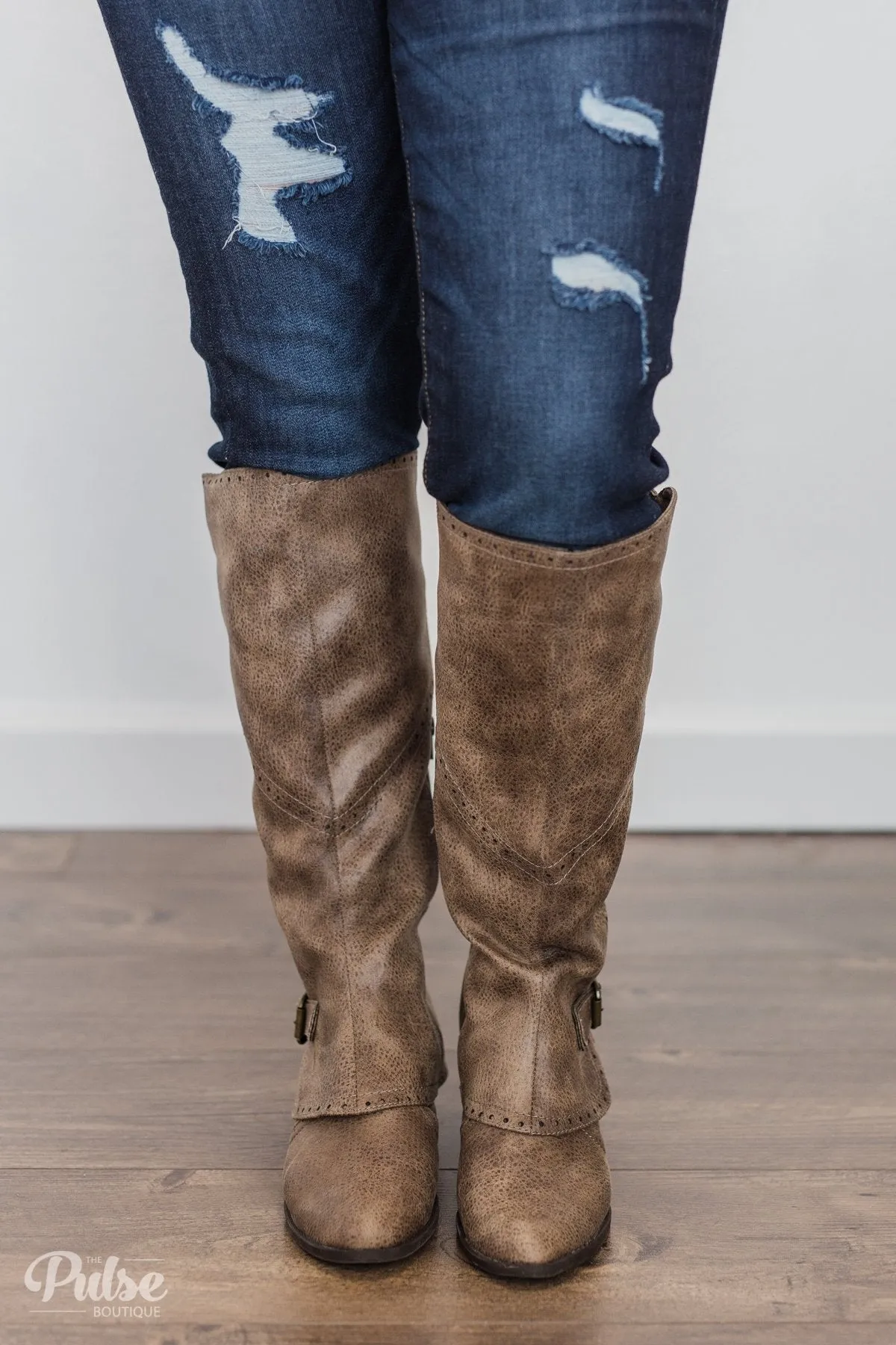 Not Rated Yuriko Boots- Taupe