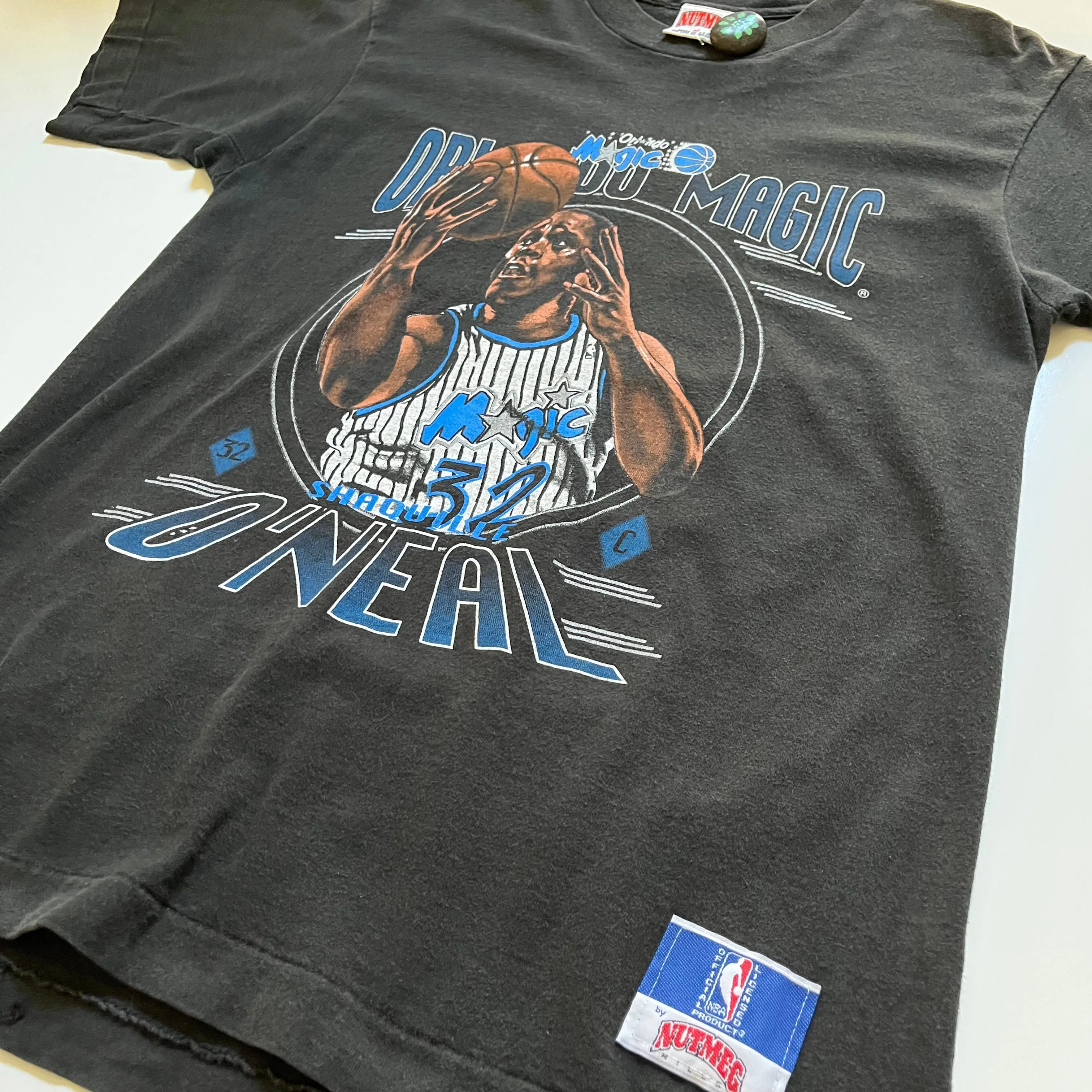 Nutmeg Mills Shaquille O'Neil Orlando Magic Vintage Tee