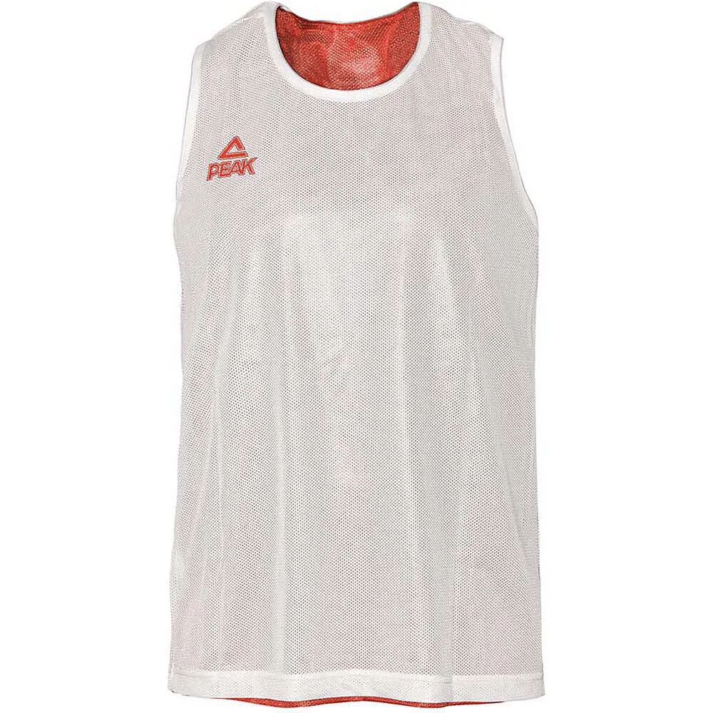 Obojstranný basketbalový dres Peak Basketball Reversible Tank Top červený/biely