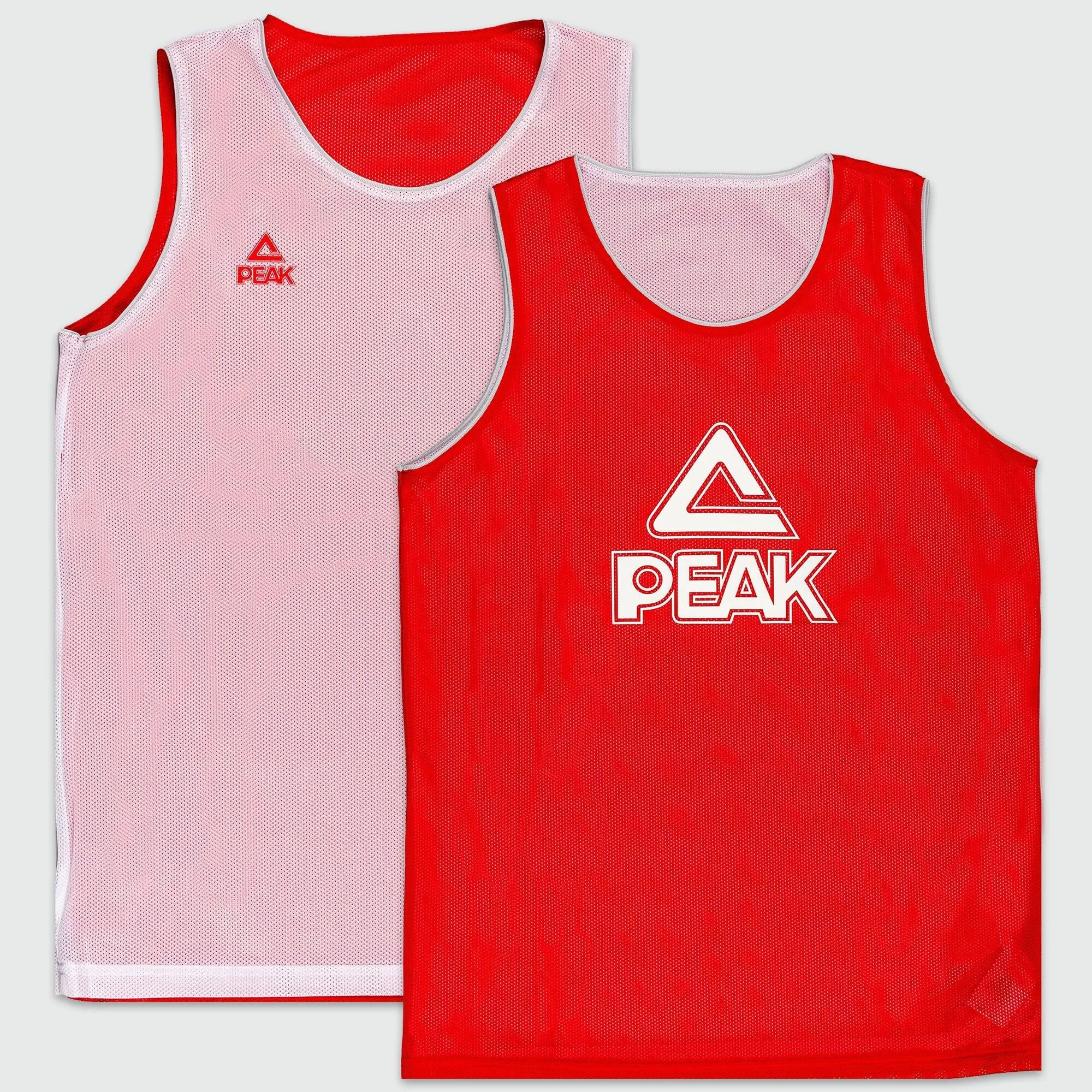 Obojstranný basketbalový dres Peak Basketball Reversible Tank Top červený/biely