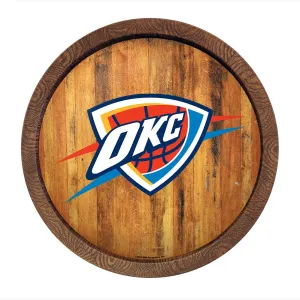 Oklahoma City Thunder: "Faux" Barrel Top Sign