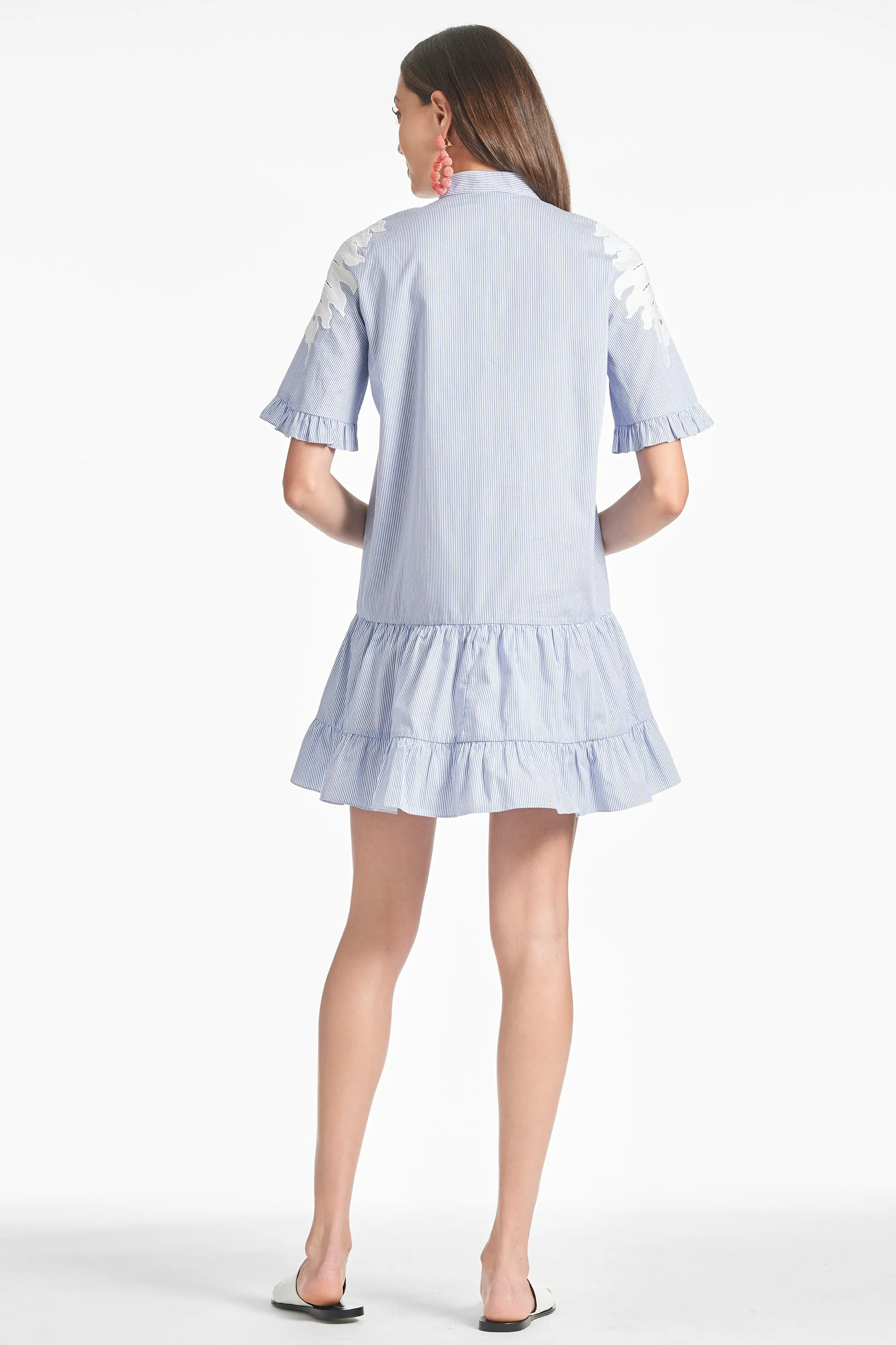 Palma Dress - Pinstripe
