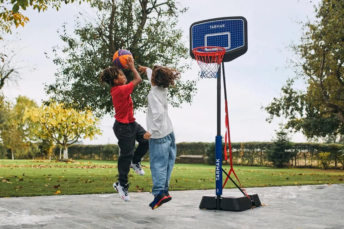 Panier de basket Enfant Dunk sur pied réglable 1,60m à 2,20m - K900