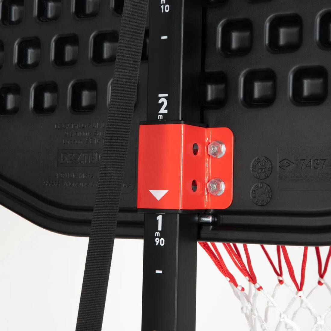 Panier de basket Enfant Dunk sur pied réglable 1,60m à 2,20m - K900