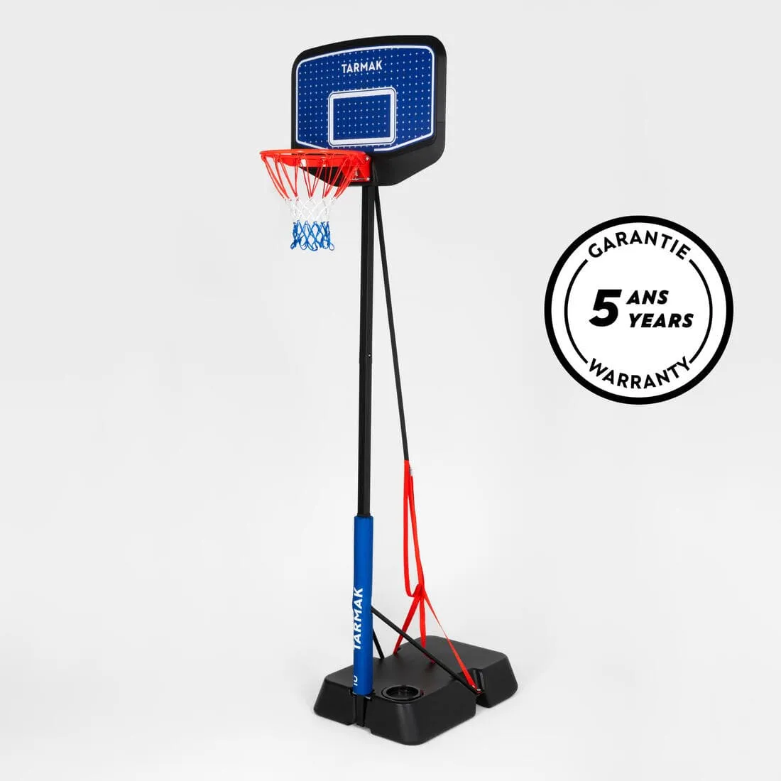 Panier de basket Enfant Dunk sur pied réglable 1,60m à 2,20m - K900