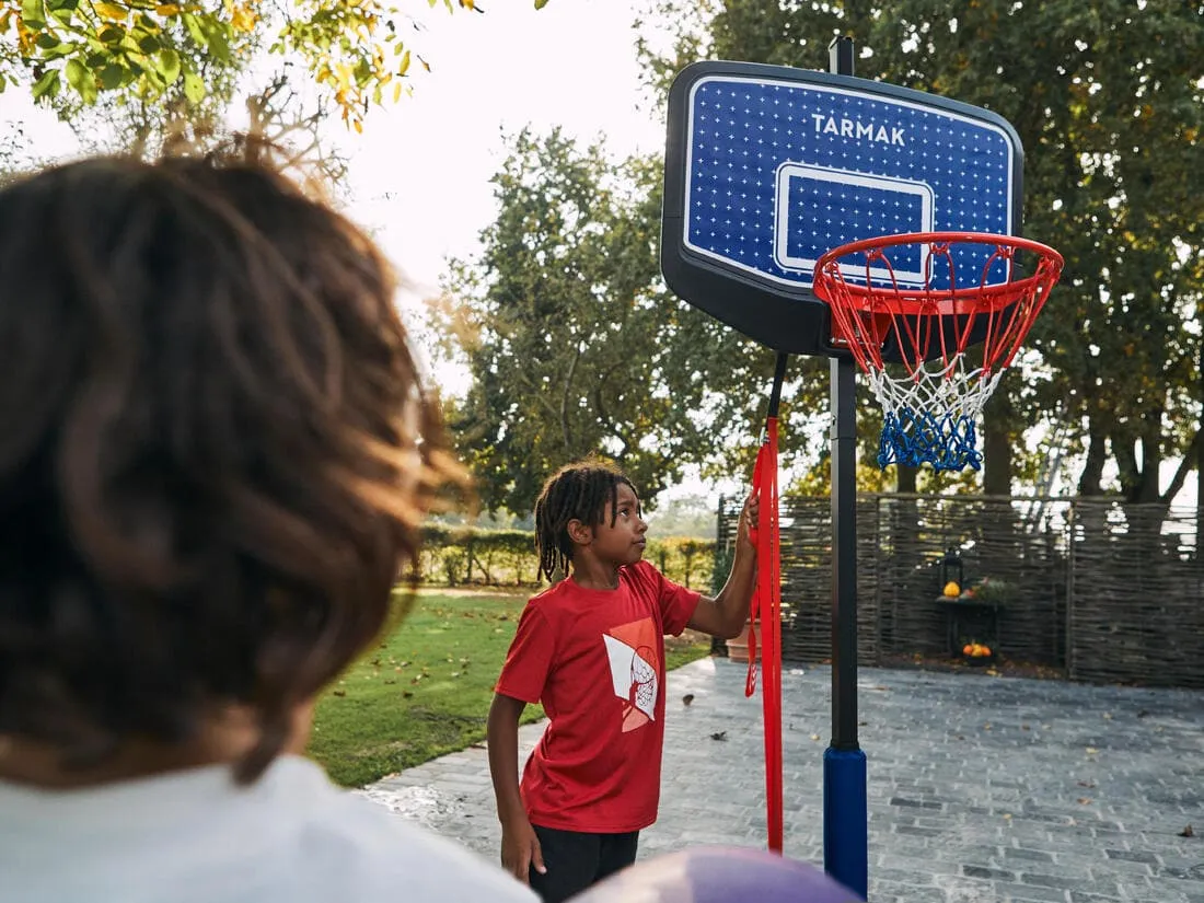 Panier de basket Enfant Dunk sur pied réglable 1,60m à 2,20m - K900