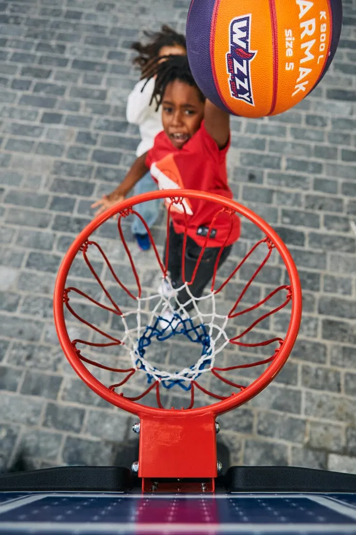 Panier de basket Enfant Dunk sur pied réglable 1,60m à 2,20m - K900