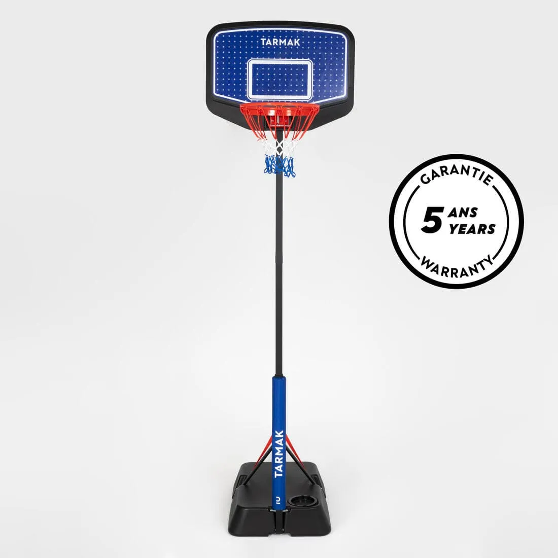 Panier de basket Enfant Dunk sur pied réglable 1,60m à 2,20m - K900