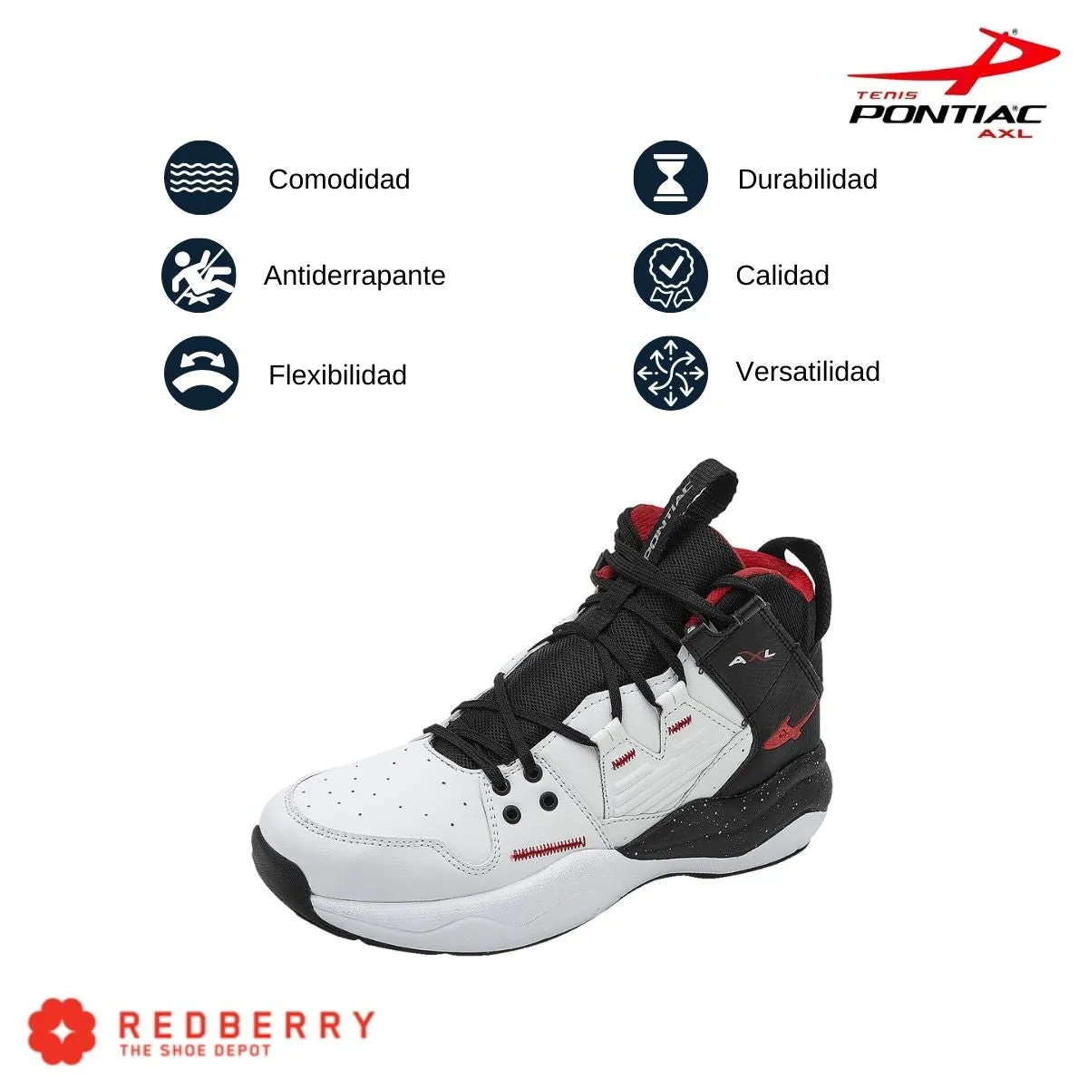 Pontiac Tenis Hombre Básquetbol Deportivo