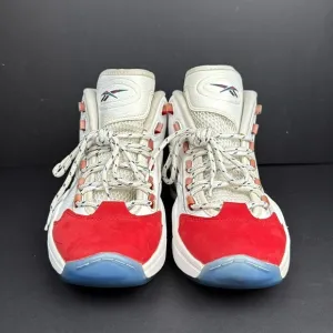 Reebok Question Mid OG Red Toe Sz 10 KITH Ronnie Fieg Solefly Basketball Sneaker