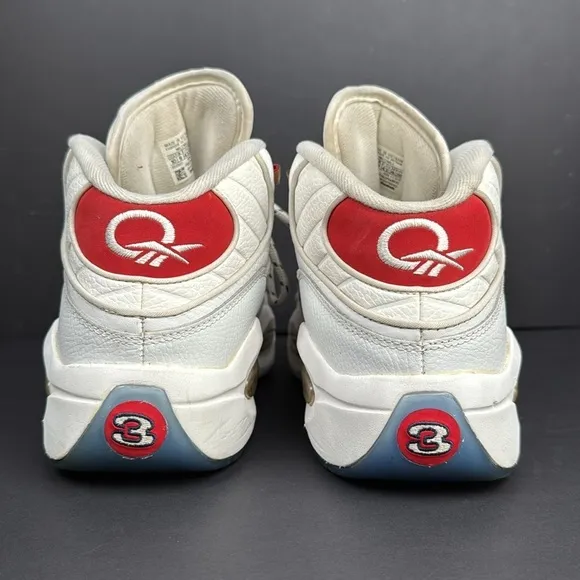 Reebok Question Mid OG Red Toe Sz 10 KITH Ronnie Fieg Solefly Basketball Sneaker