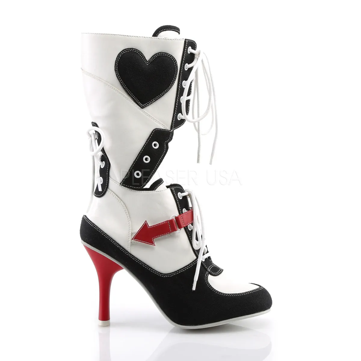 REFEREE-200  White Pu-Black Canvas