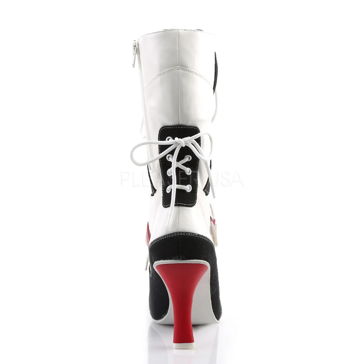 REFEREE-200  White Pu-Black Canvas