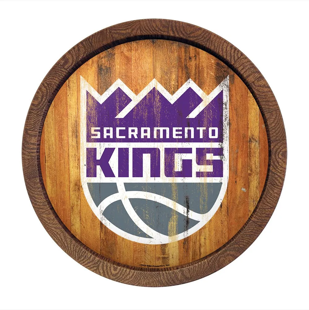 Sacramento Kings: "Faux" Barrel Top Sign