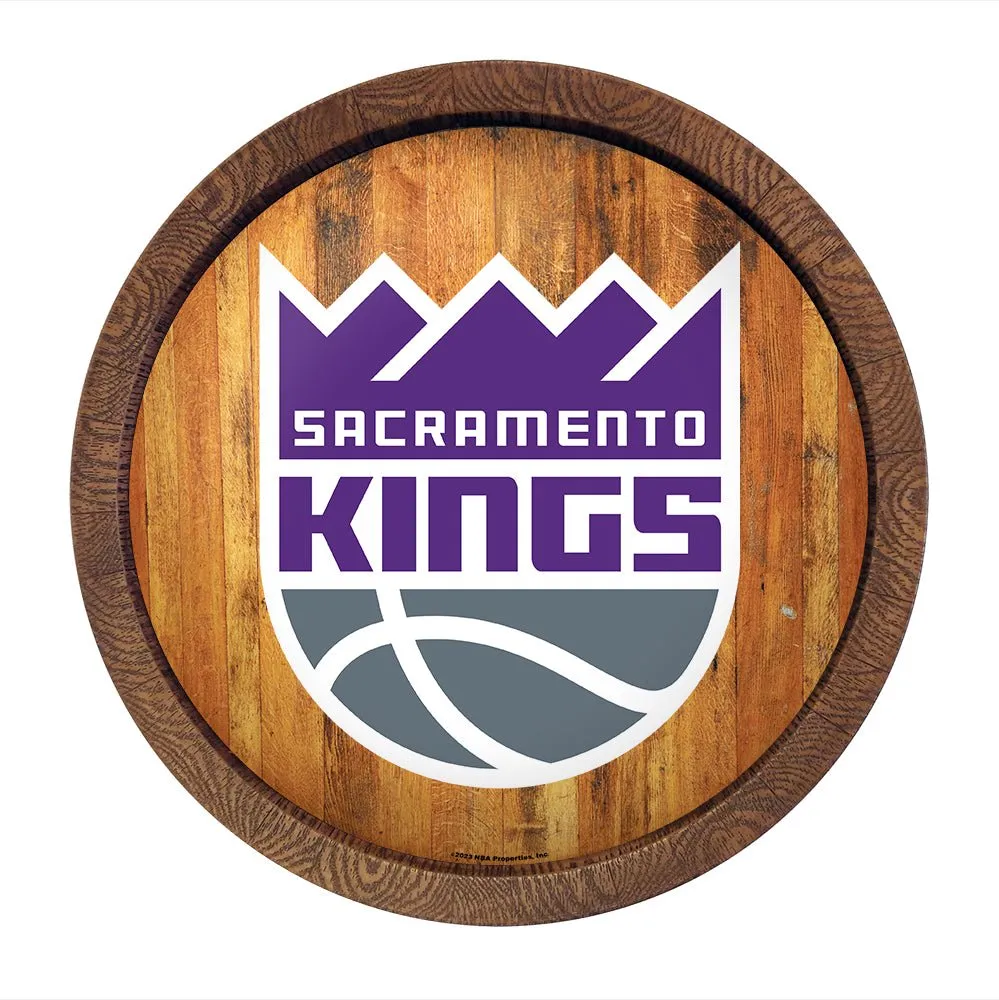 Sacramento Kings: "Faux" Barrel Top Sign