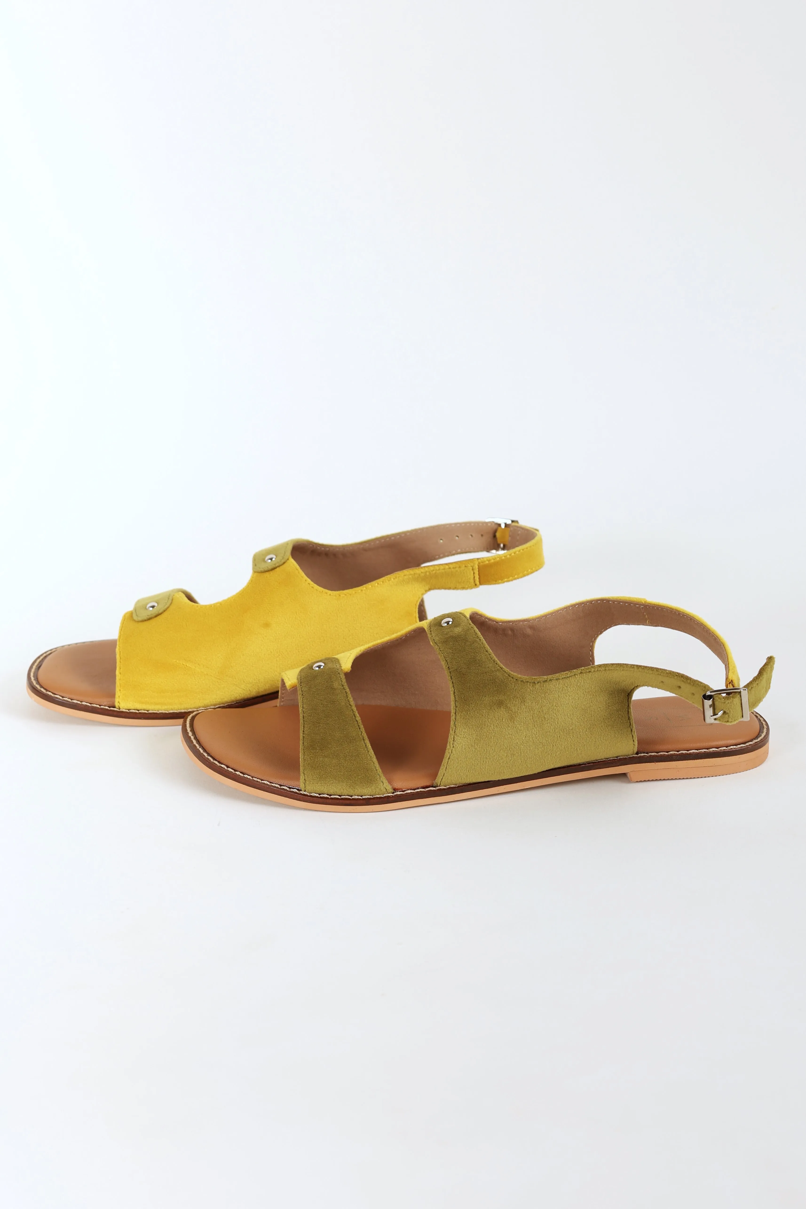 Sally Velvet Sandals