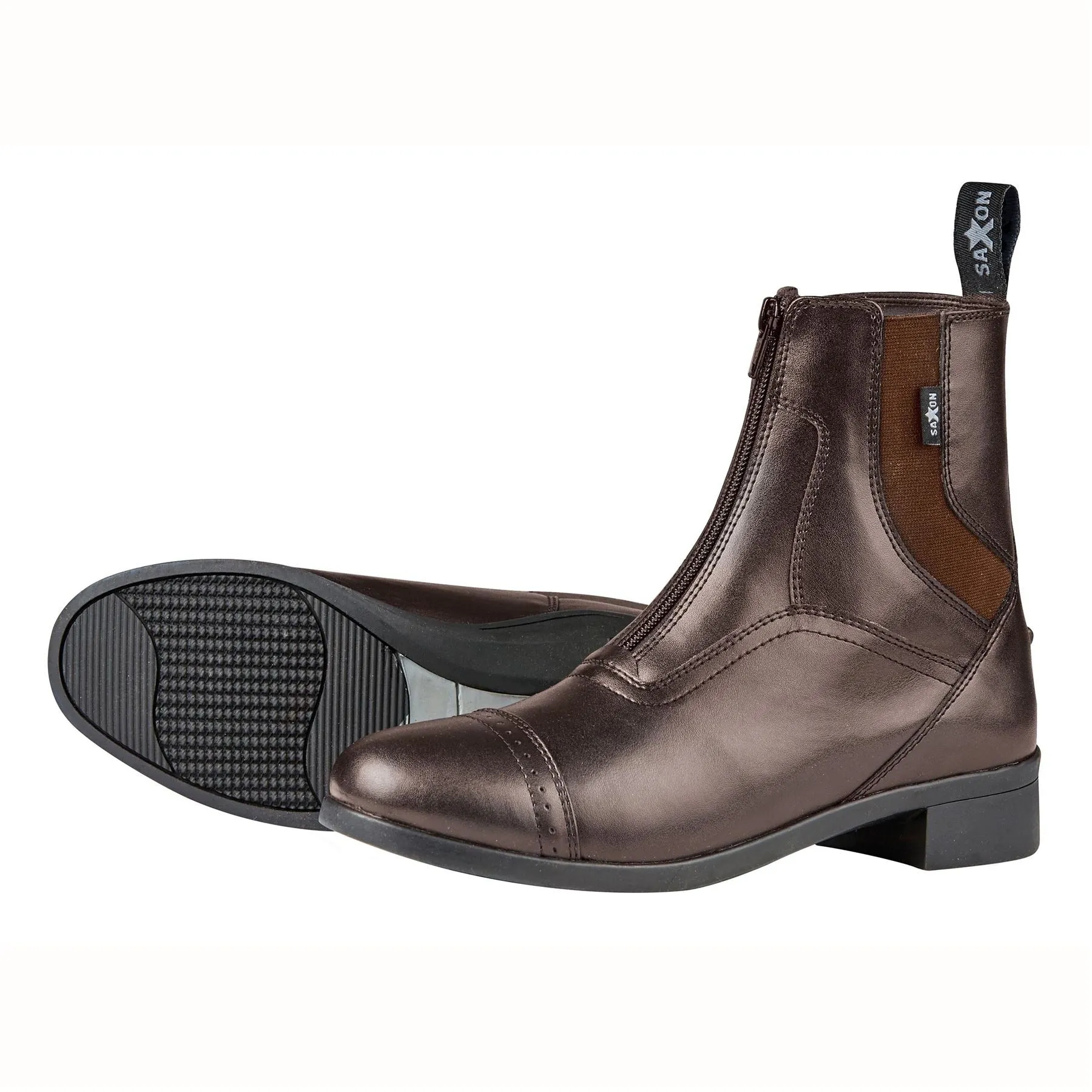 Saxon Syntovia Zip Paddock Boots- Childs