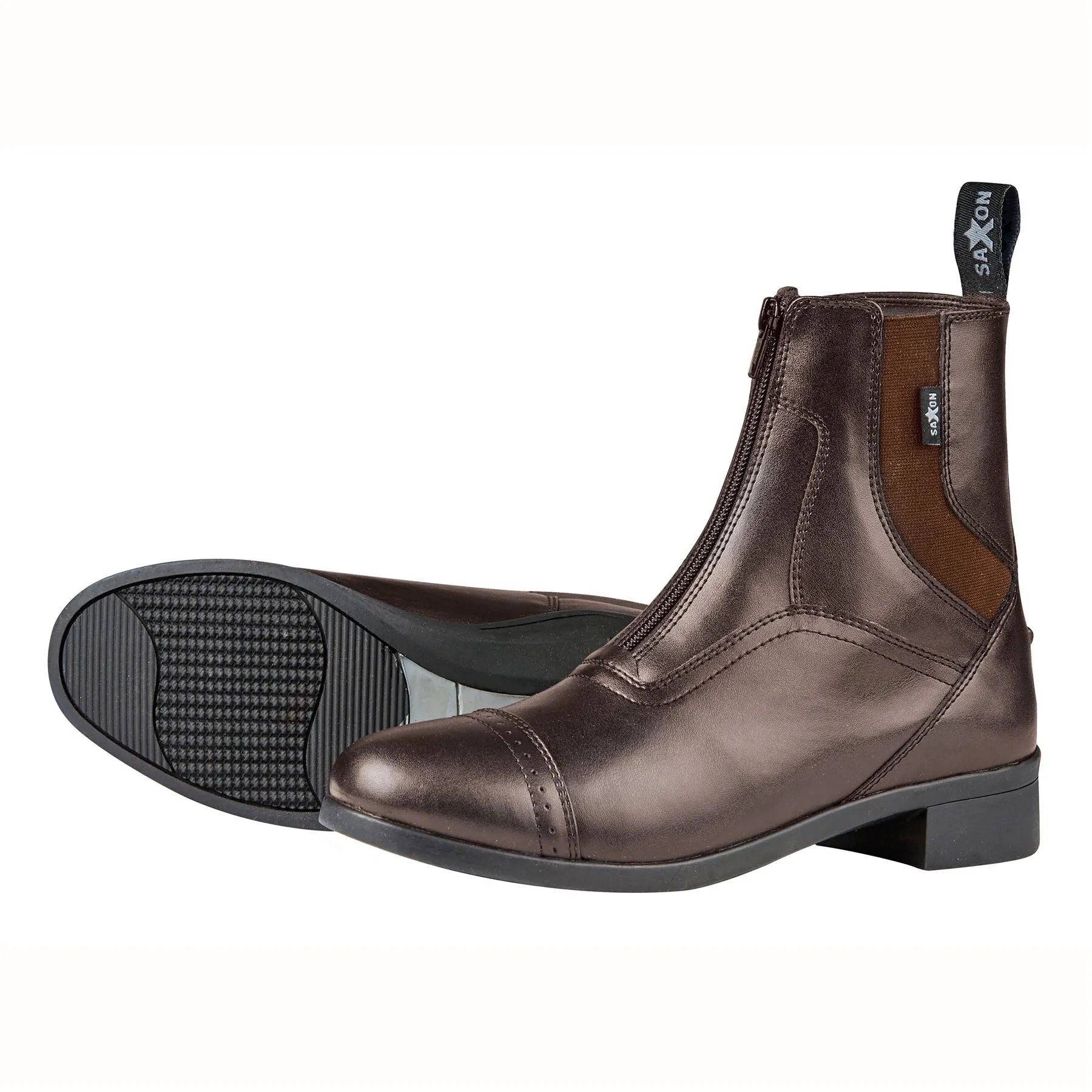 Saxon Syntovia Zip Paddock Boots- Childs
