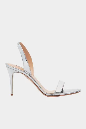 So Nude Sandal 85 in Silver