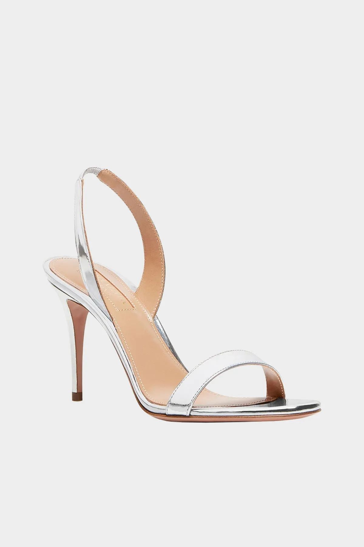 So Nude Sandal 85 in Silver