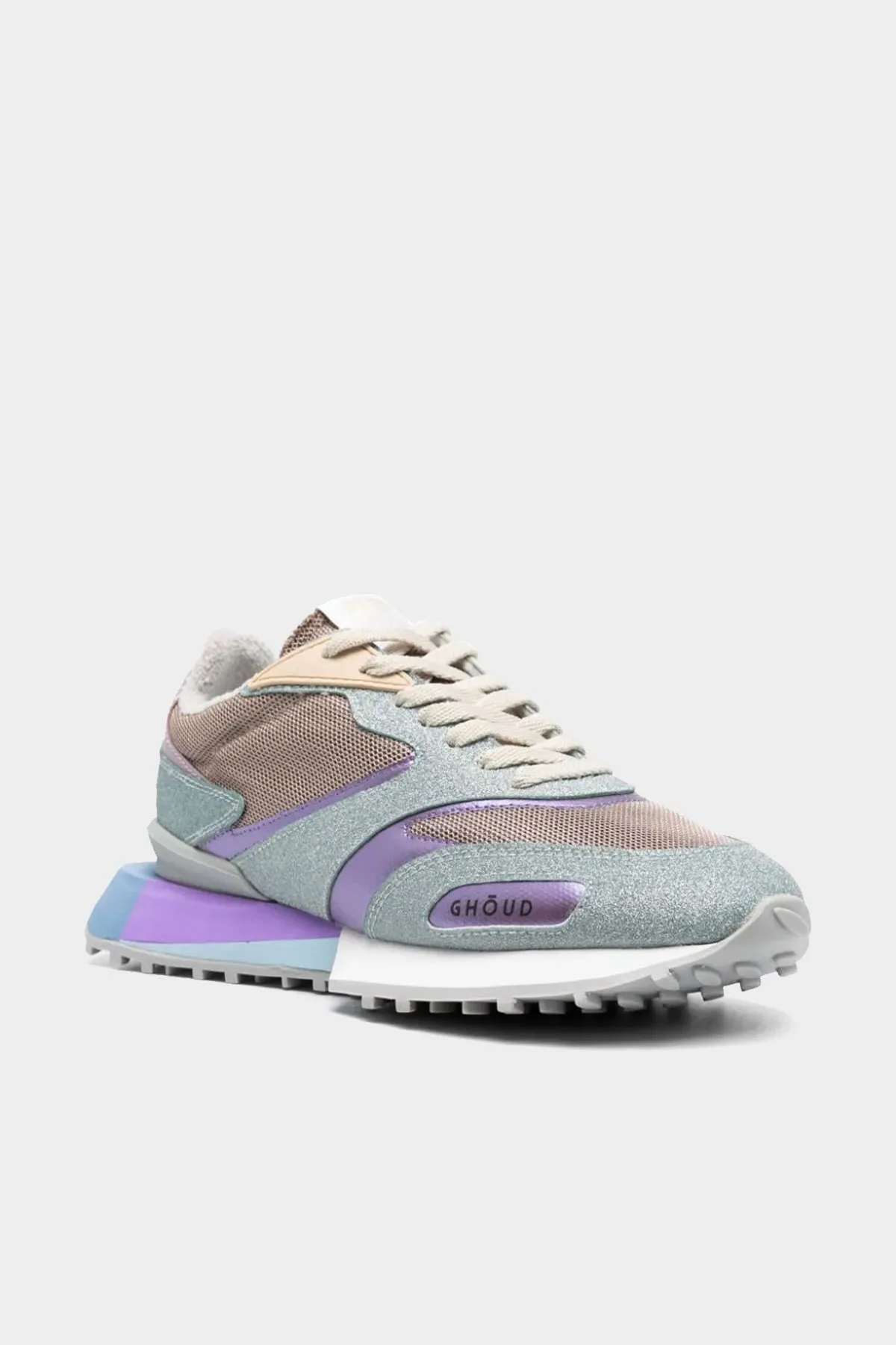 Starlight Grove 2.0 Mesh & Glitter Sneakers in Lilac Blue