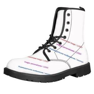 Steam Punk Print Women Martin Boot Platform Shoes Female Motorcycle Ankle Snow Boots For Woman Botas mujer