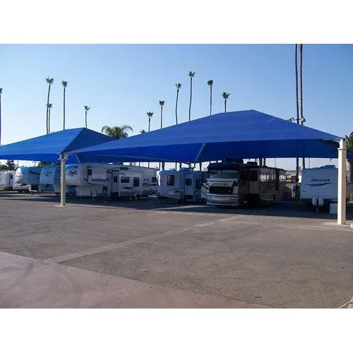 Super Span Hip Shade Structure (RV Storage Style Shade)