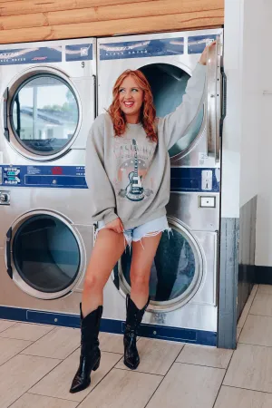 The Music City Graphic Sweatshirt - Olive