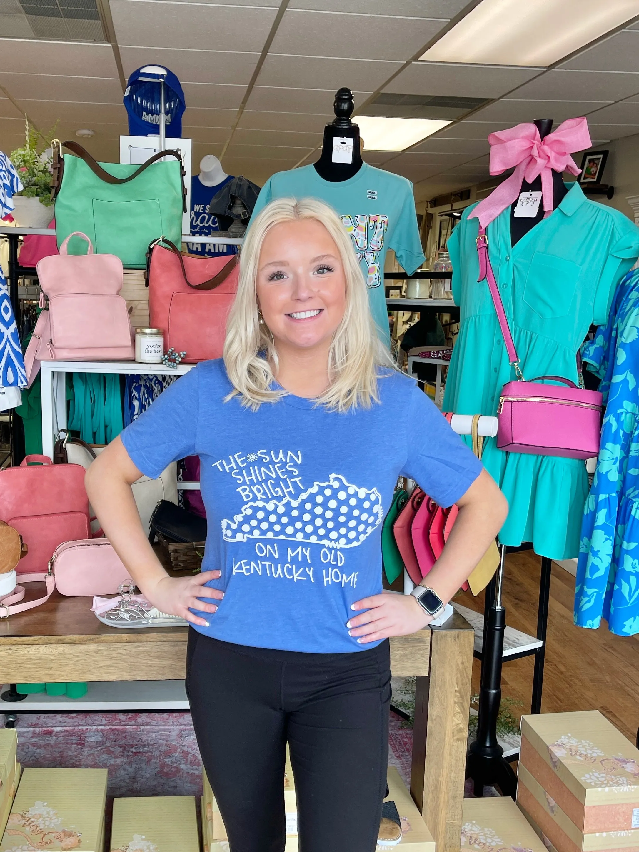 The Sun Shines Bright On My Kentucky Home Soft Unisex Tee