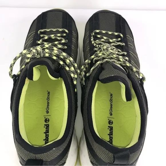 Timberland Mens Solar Wave Low Med Sneakers Dark Green Mesh 0A2AYS New Size 11