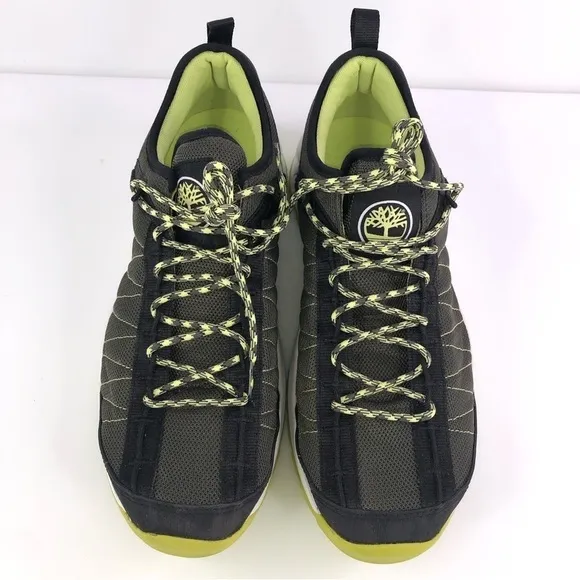 Timberland Mens Solar Wave Low Med Sneakers Dark Green Mesh 0A2AYS New Size 11