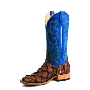 Top Hand Collection Pirarucu & Royal Blue Boot