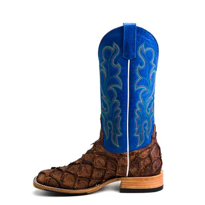 Top Hand Collection Pirarucu & Royal Blue Boot