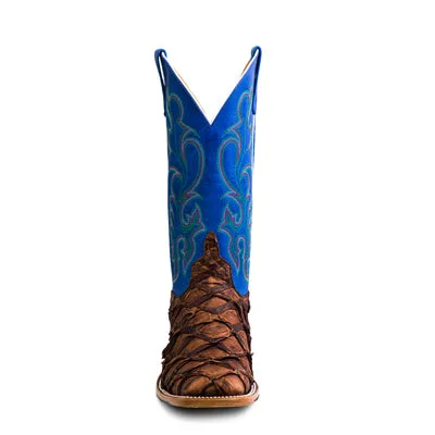 Top Hand Collection Pirarucu & Royal Blue Boot