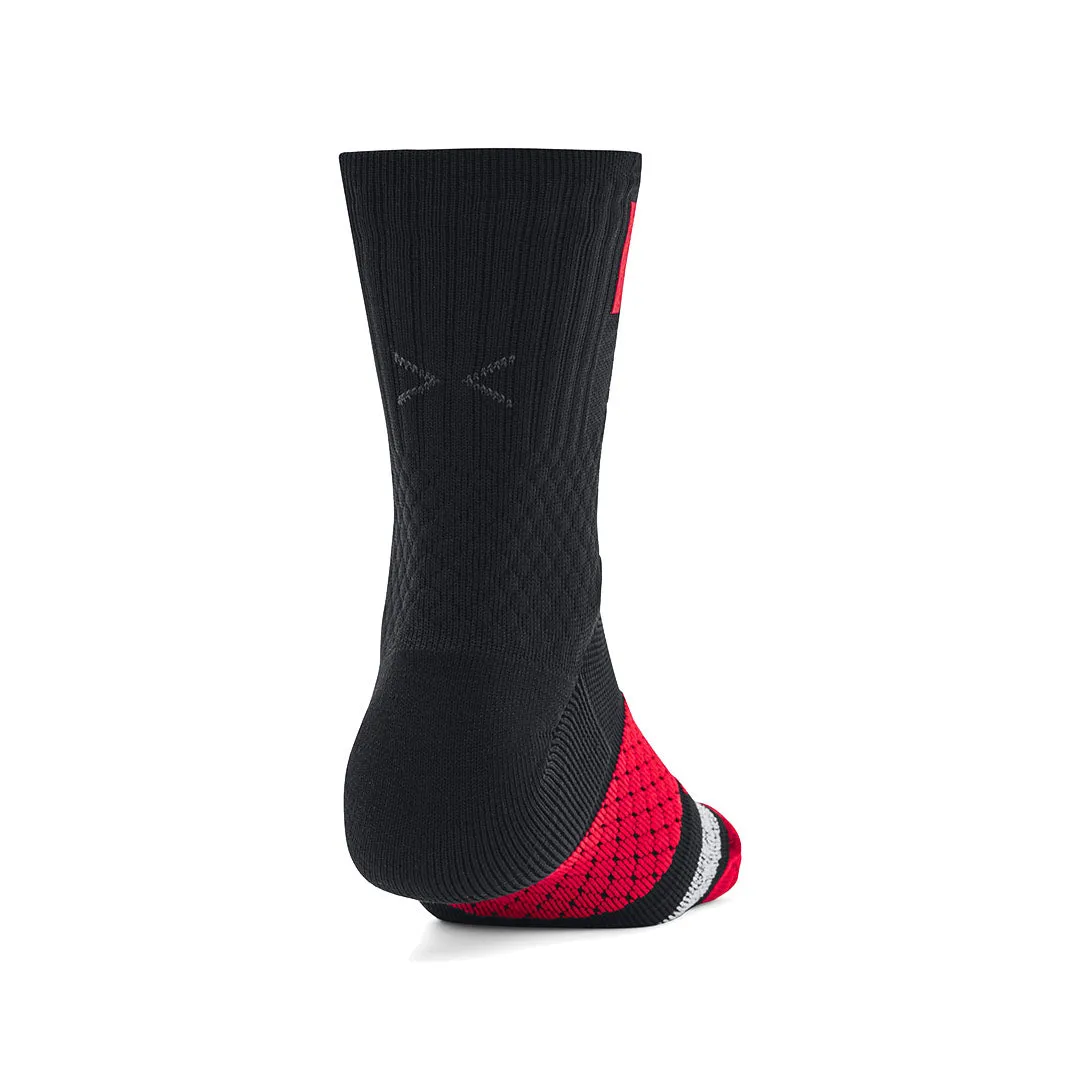 UA Men Curry x Bruce Lee Lunar New Year Playmaker 1pack Mid-Crew Socks | 1384018