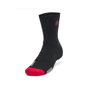 UA Men Curry x Bruce Lee Lunar New Year Playmaker 1pack Mid-Crew Socks | 1384018