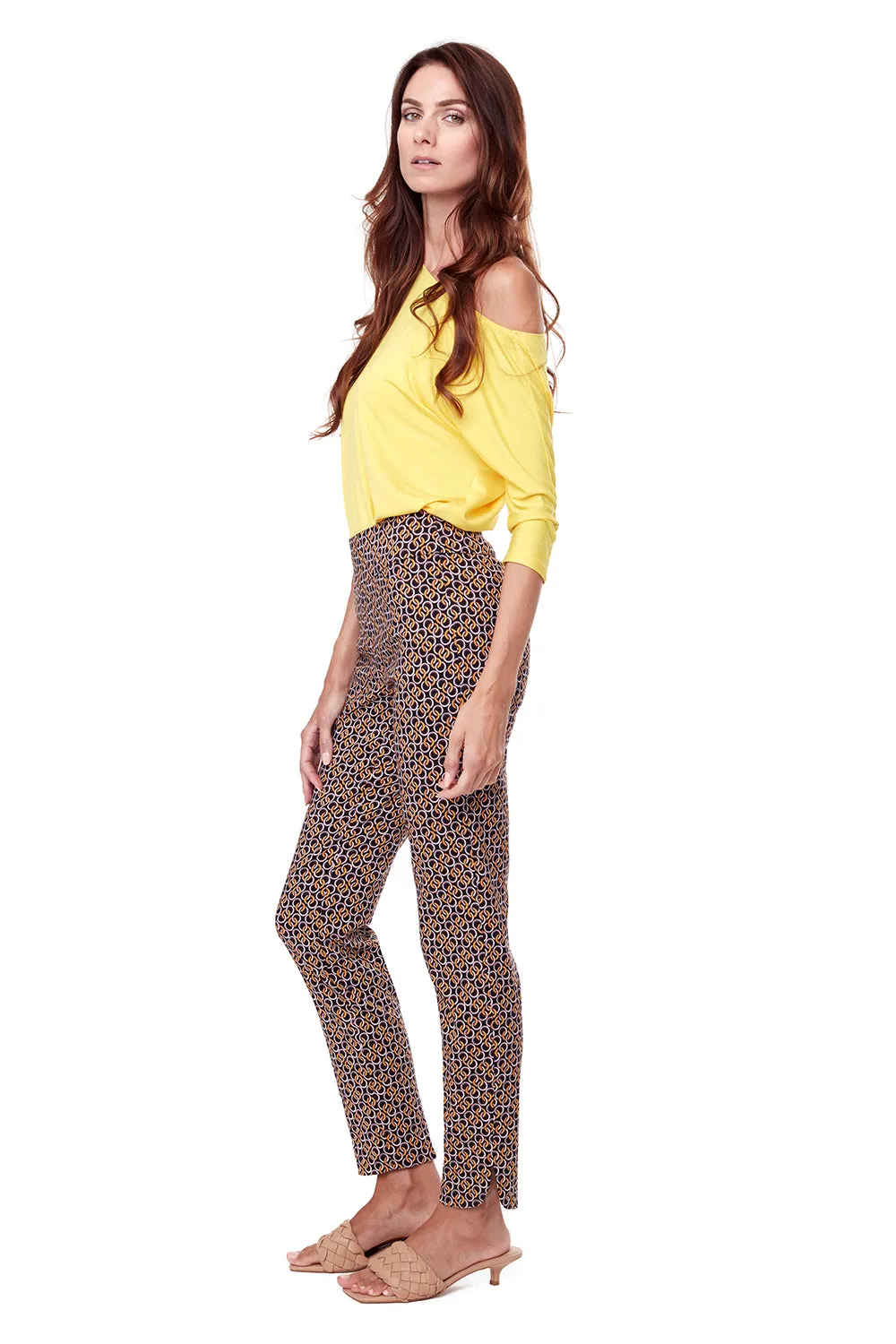 Up!Hoops Petal Slit Slim Pants 67750UP