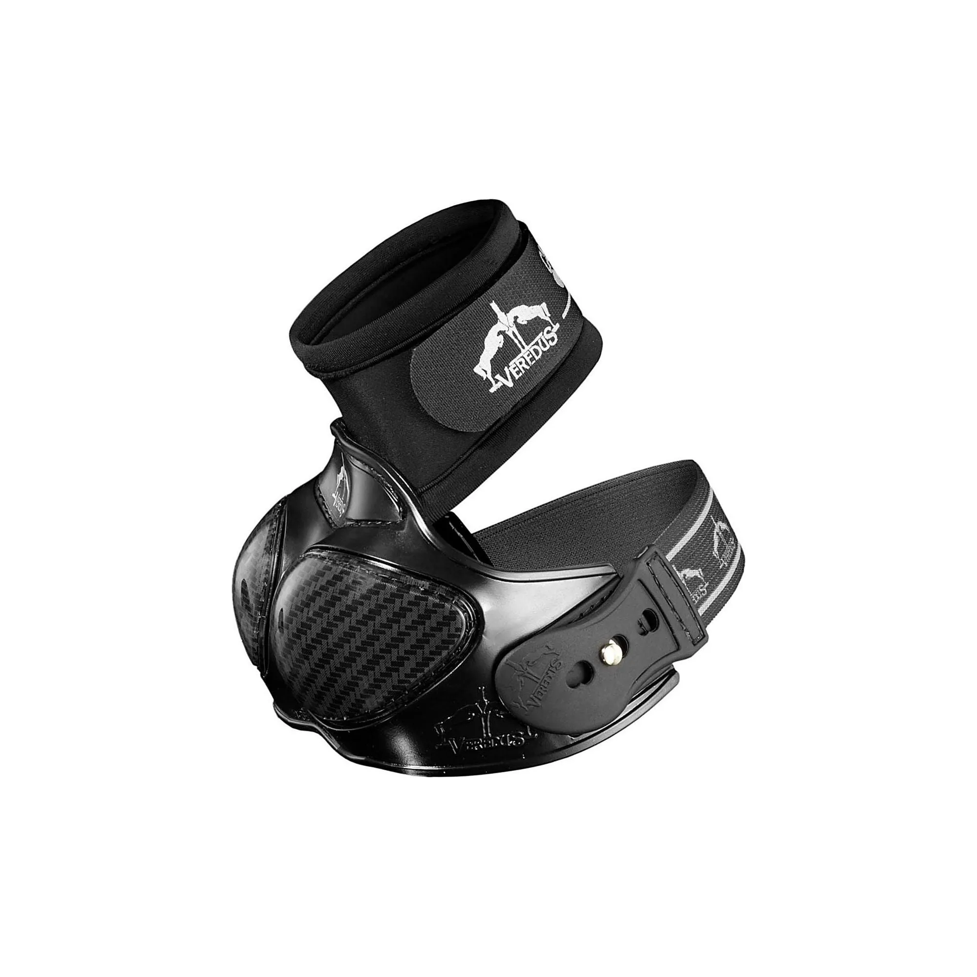 Veredus Carbon Shield Overreach Boots- Heel Protection - Black