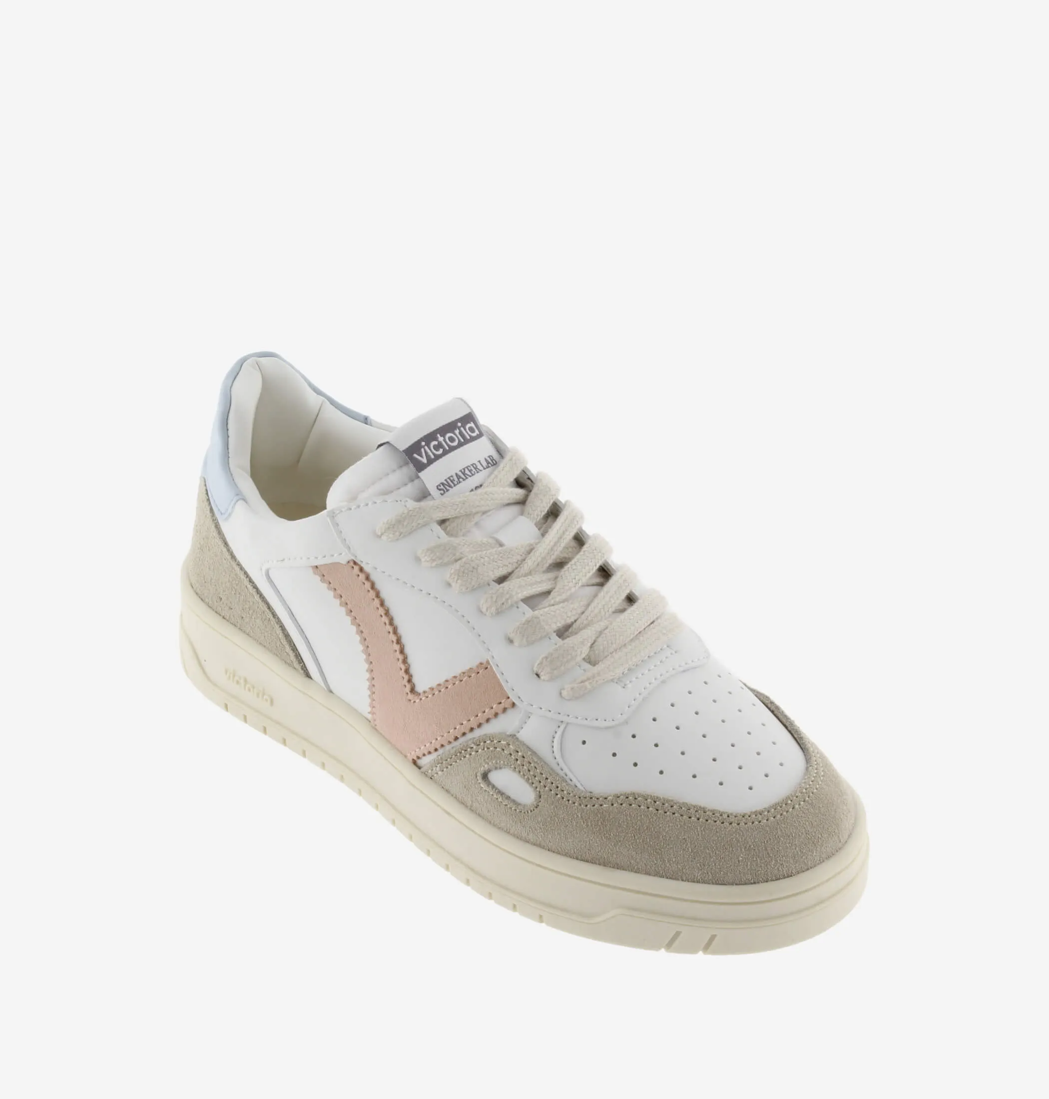 Victoria Seul Off White Sneakers - Celeste