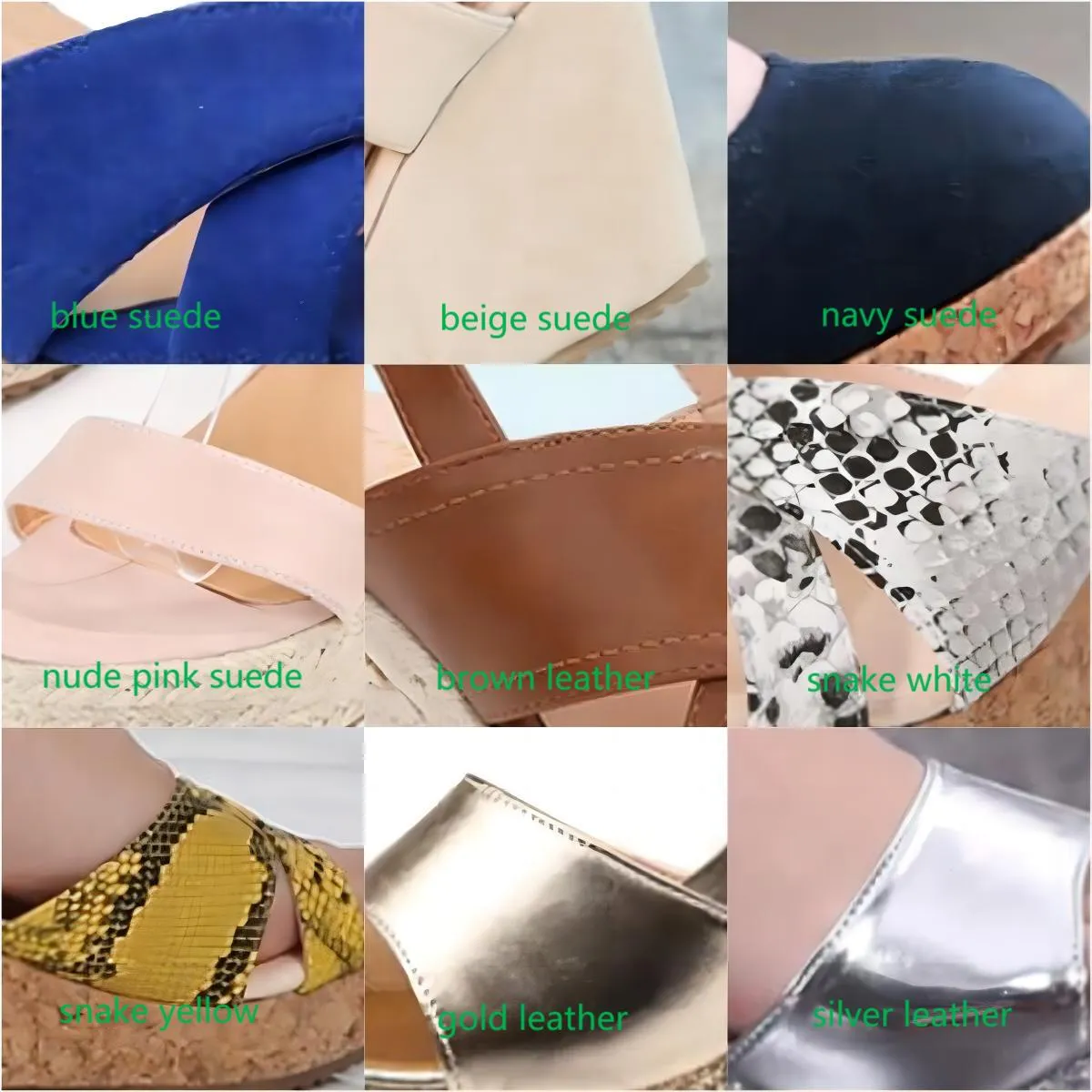 Wedge Sandals For Small Feet Ladies BS220