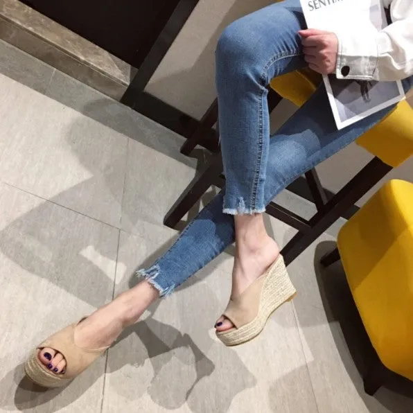 Wedge Sandals For Small Feet Ladies BS220
