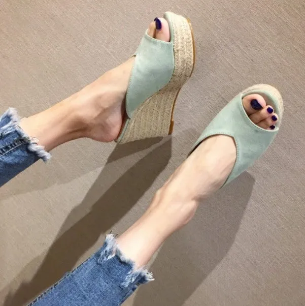 Wedge Sandals For Small Feet Ladies BS220