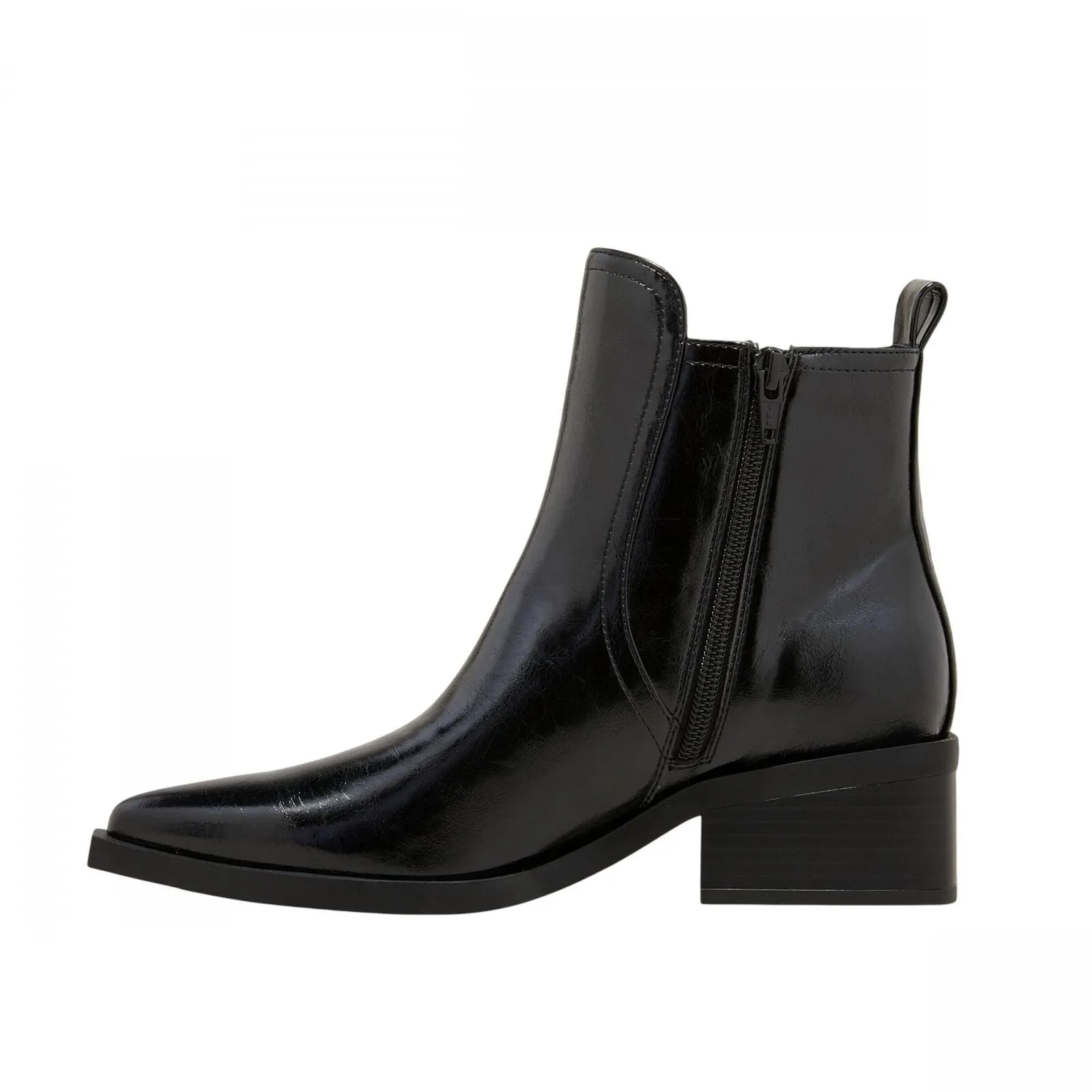 Wild Fable Giovanna Buckle Western Ankle Boots with Memory Foam Insole Black 6M