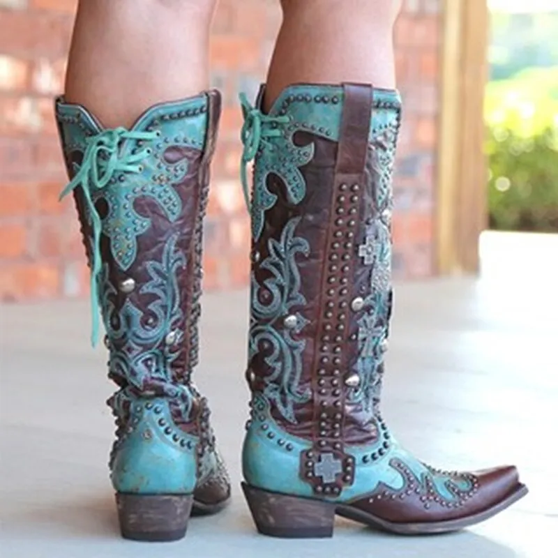 Women Fashion Boots Spring Low Heel Shoes Cool British