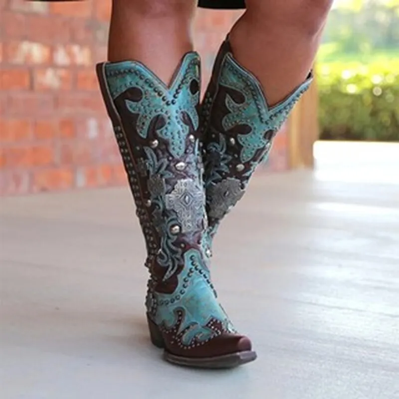 Women Fashion Boots Spring Low Heel Shoes Cool British