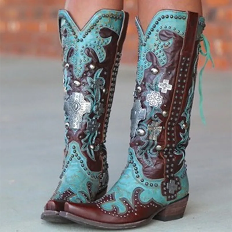 Women Fashion Boots Spring Low Heel Shoes Cool British